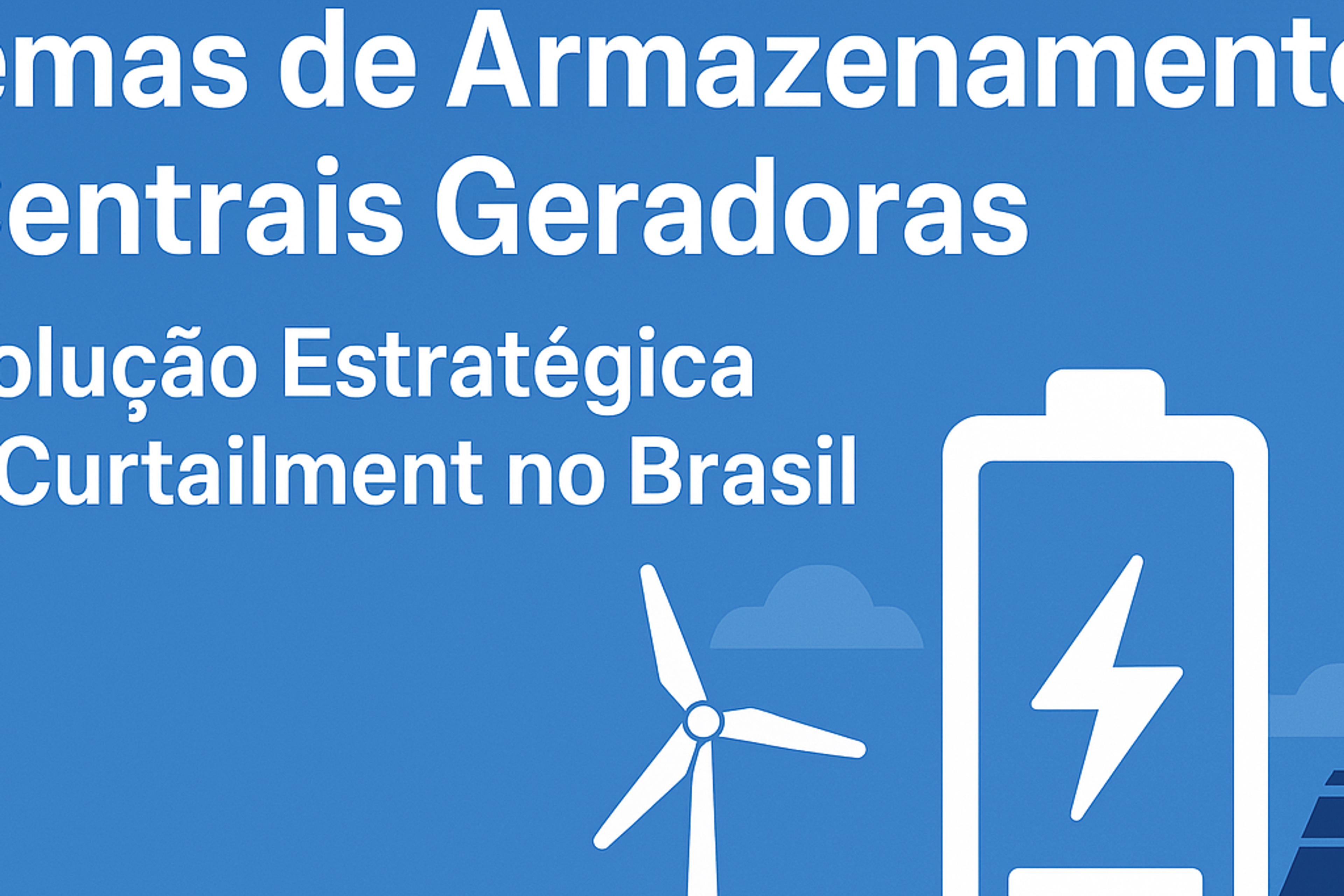 Sistemas de Armazenamento em Centrais Geradoras: A Solução Estratégica para o Curtailment no Brasil