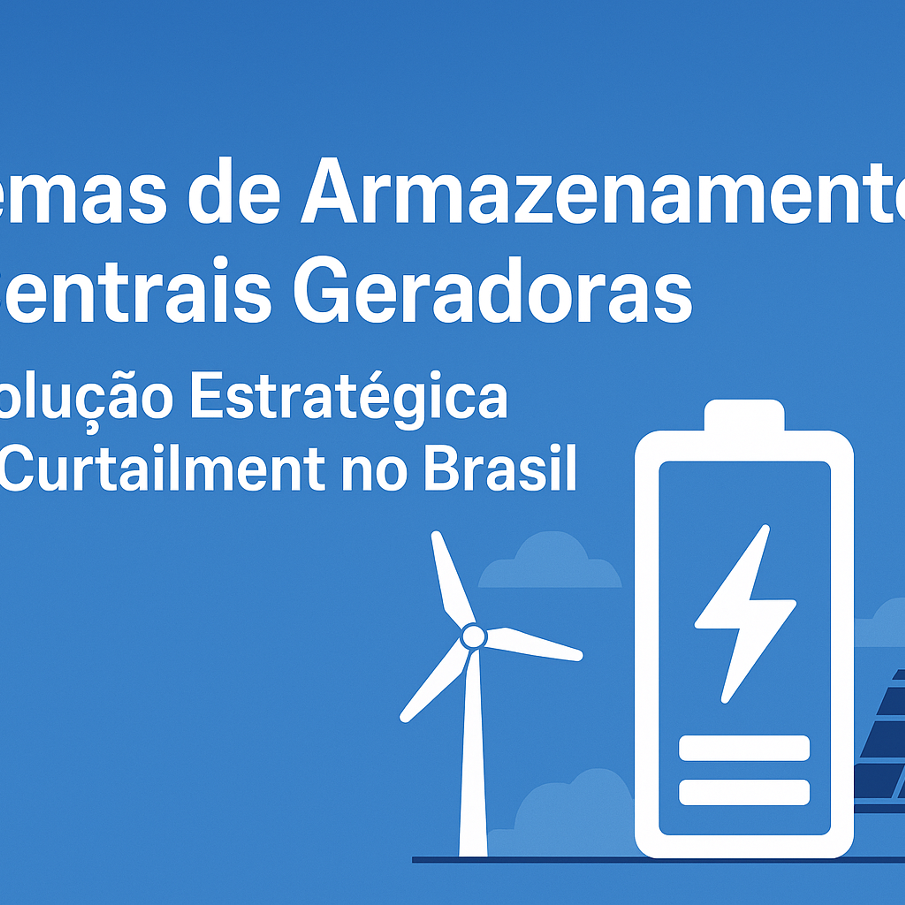 Sistemas de Armazenamento em Centrais Geradoras: A Solução Estratégica para o Curtailment no Brasil