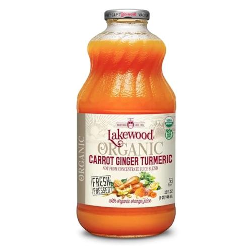 Organic Carrot Ginger Turmeric Juice