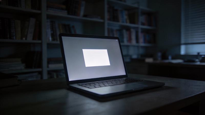 設計師深夜面對空白的 Figma 介面，反思在工作流程中低效率的圖層堆疊