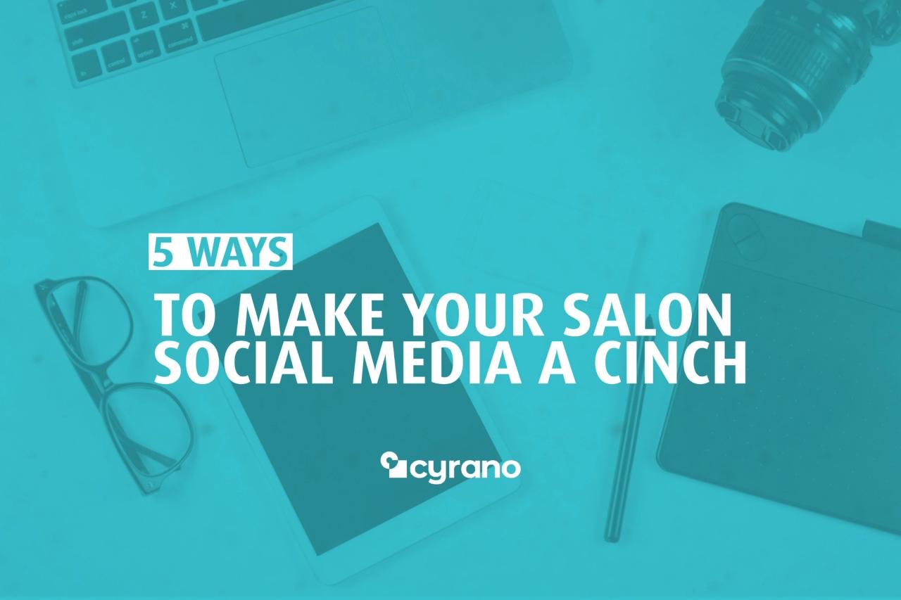 salon social media tips