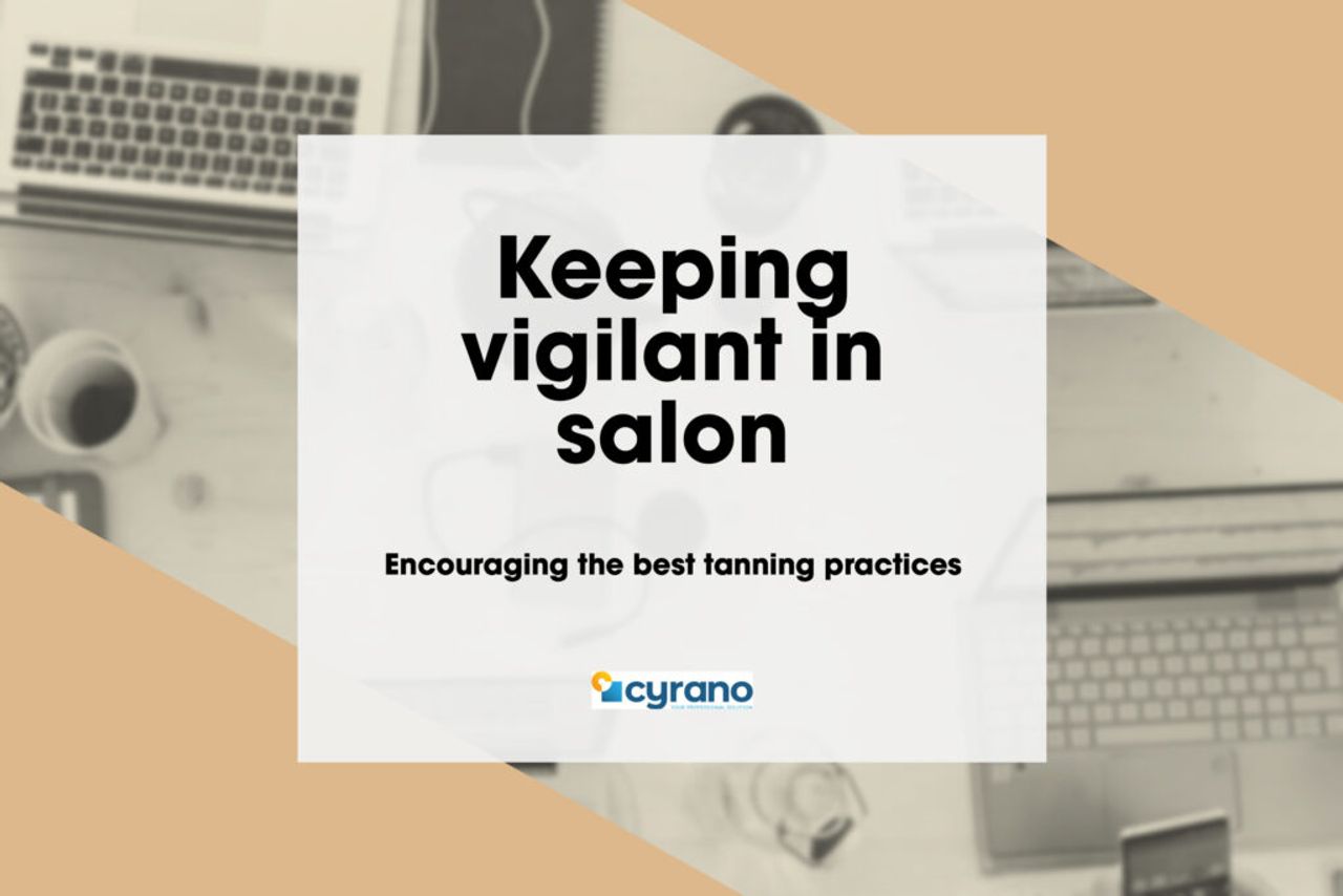 keeping vigilant in salon using tanning lotion