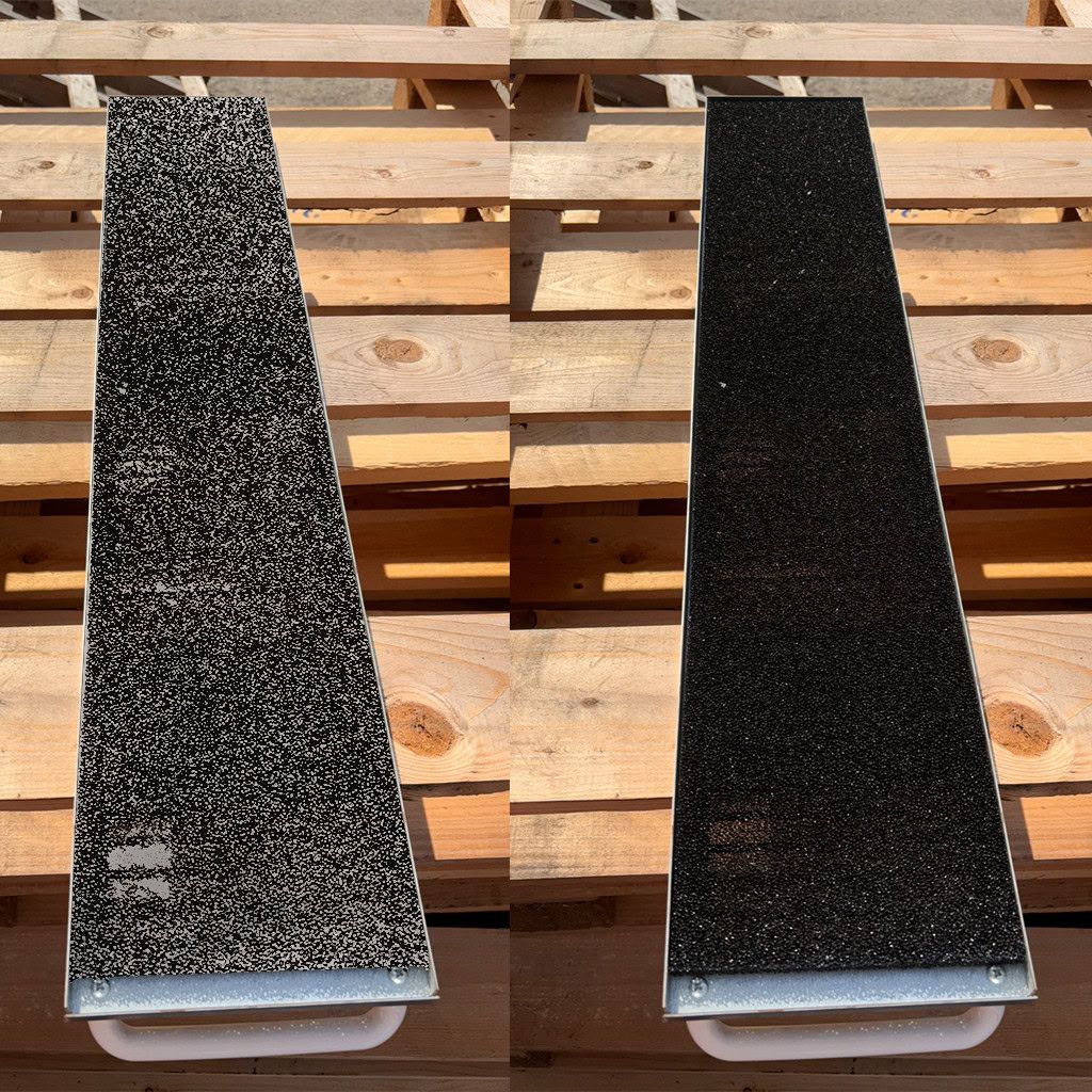 Luxura X7 dirty vs clean filter mats