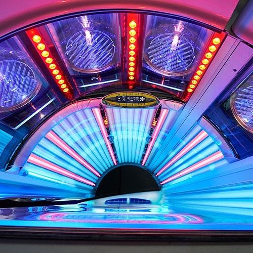 salon ready for summer sunbed tanning