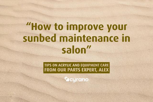 sunbed maintenance