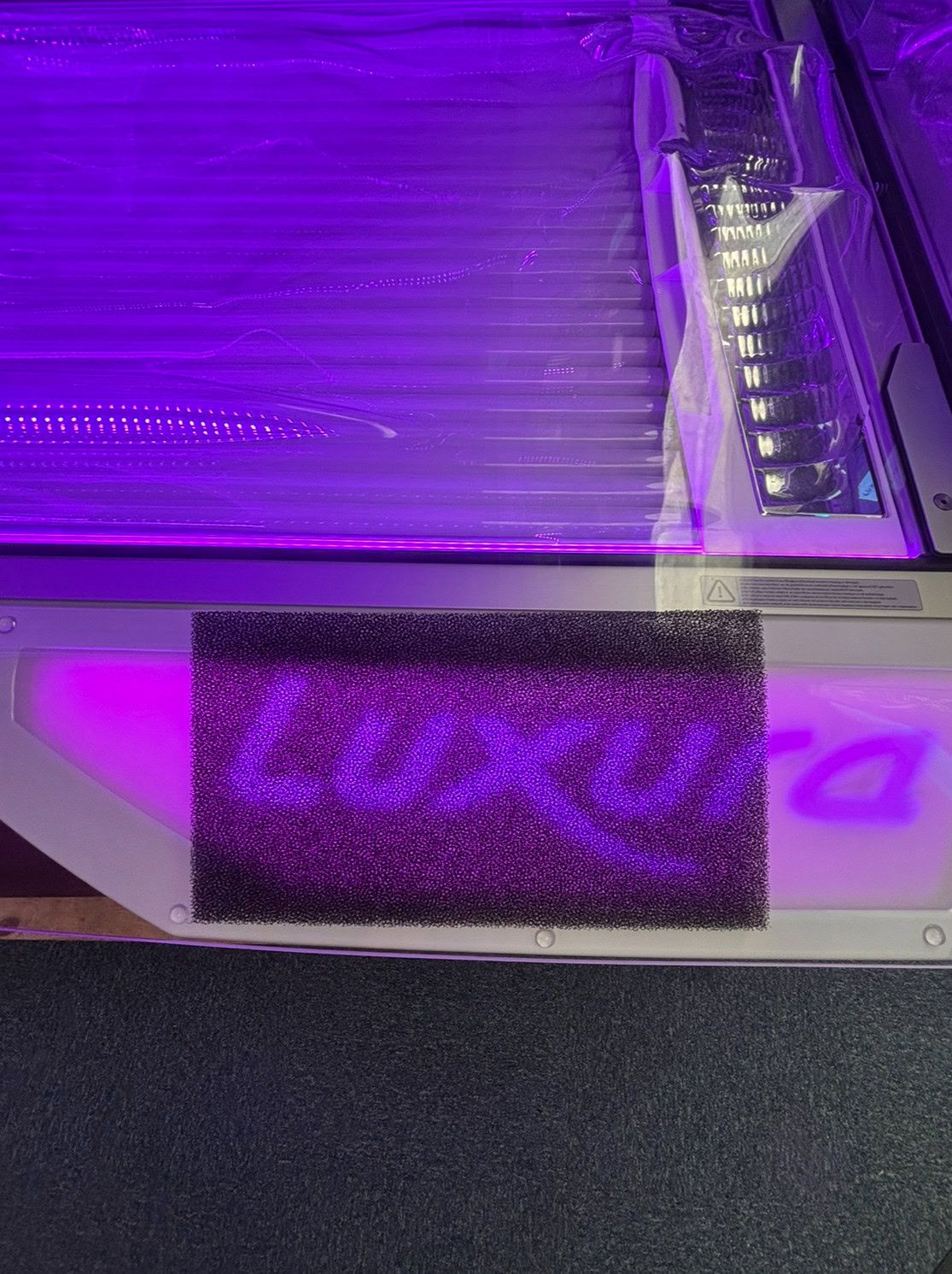 V6 filter mat pulled out