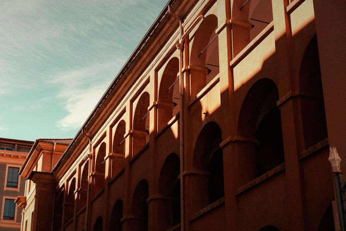 Rooftops and windows of a Nice apartment
