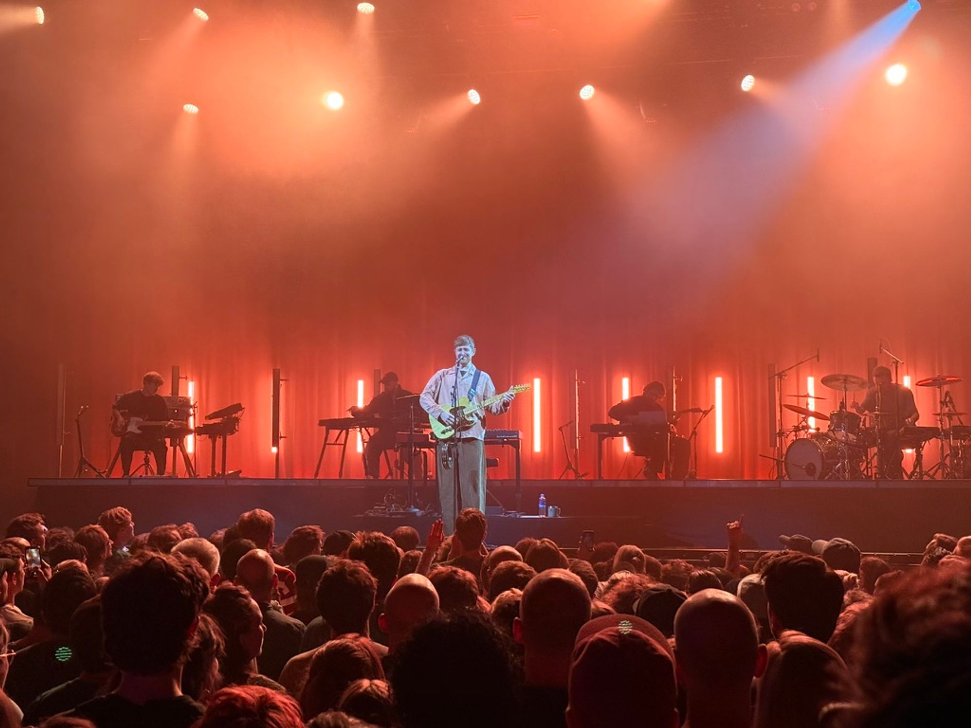 james with audience