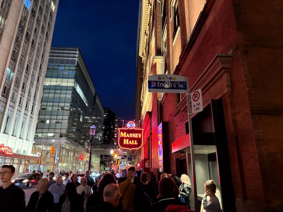 Massey Hall queue outside