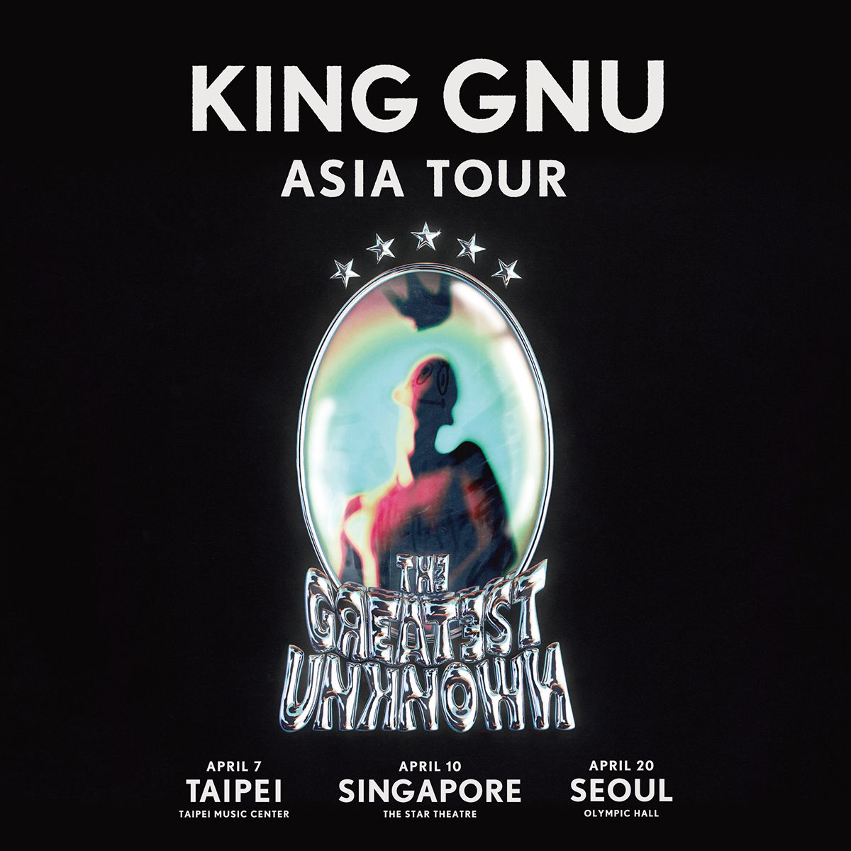 King Gnu Asia Tour 「THE GREATEST UNKNOWN」“、オフィシャルファン 