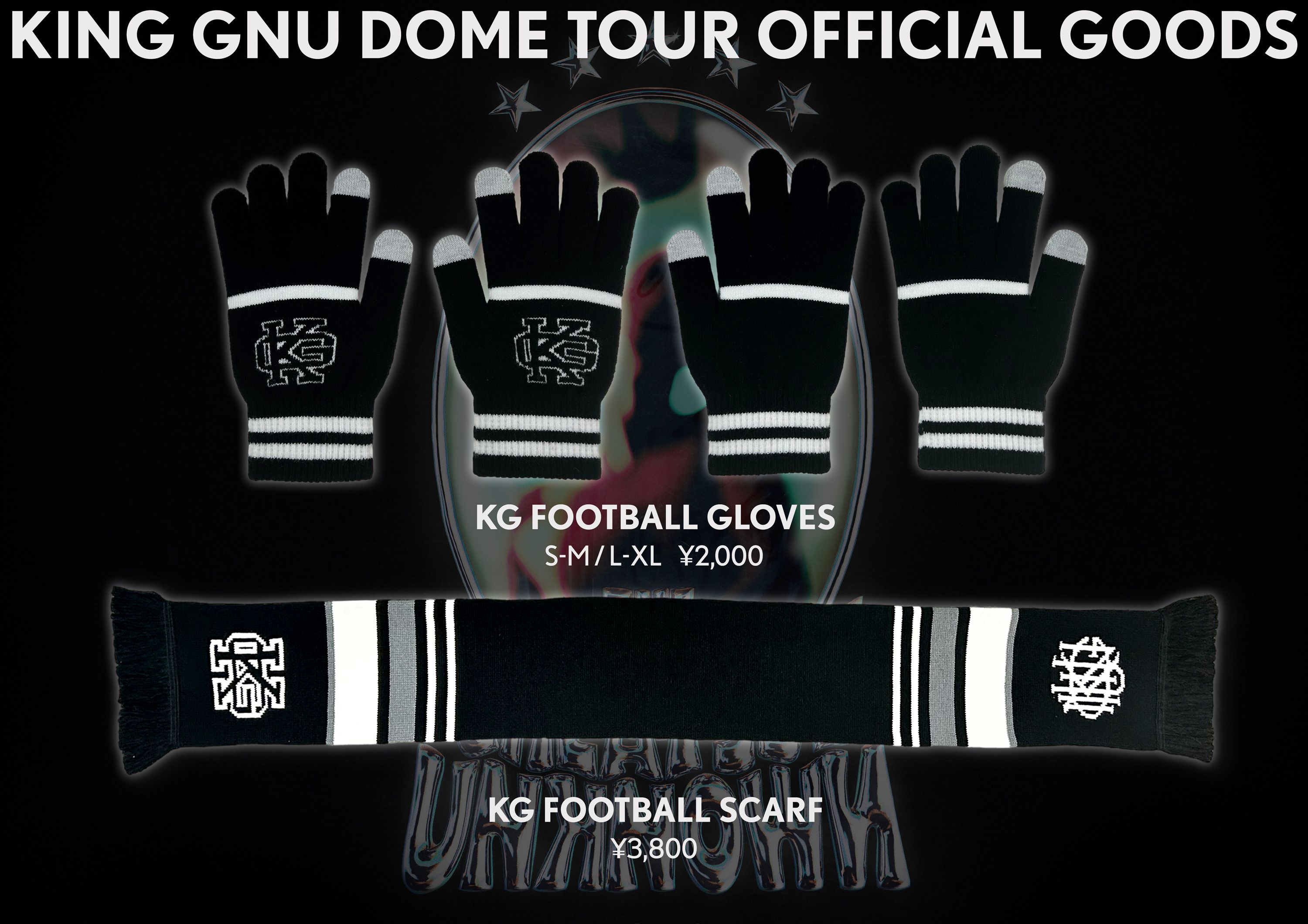 Goods】King Gnu Dome Tour「THE GREATEST UNKNOWN」第1弾オフィシャル