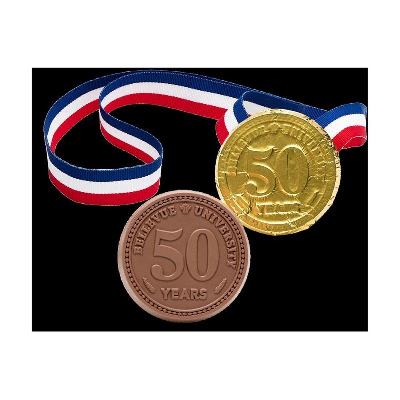 Custom Chocolate Medal with Ribbon