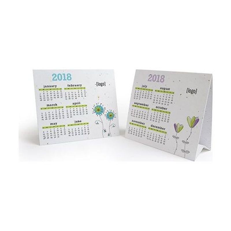 Seed Paper Table Tent Calendar