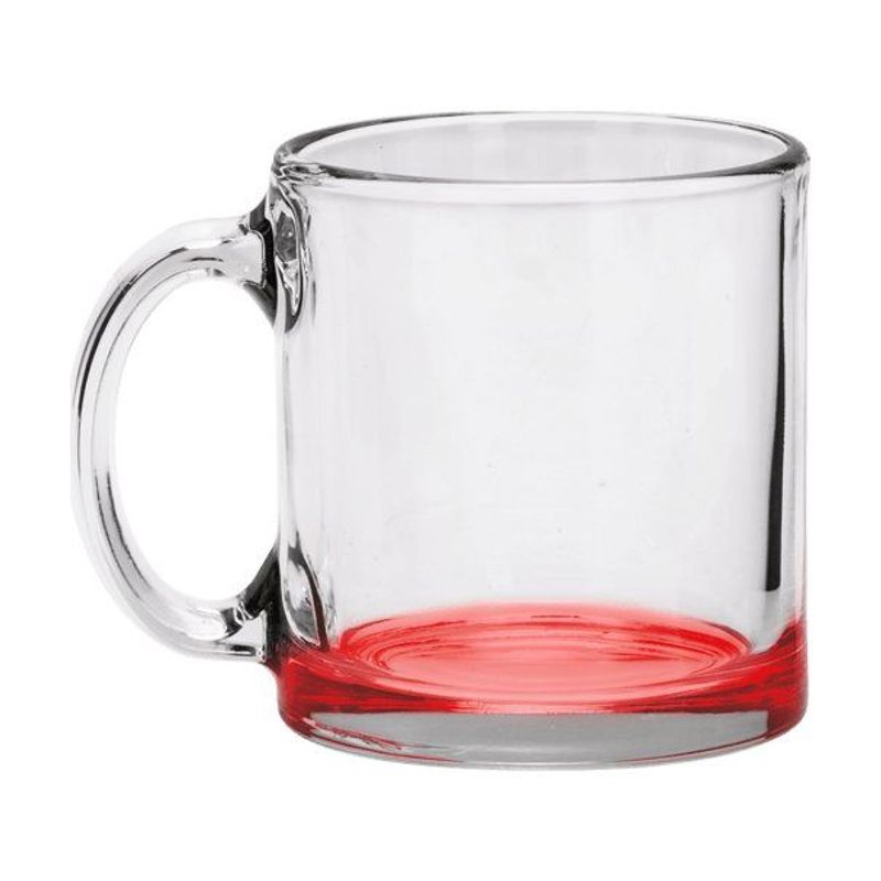 Red Eye 13 Oz Coffee Mug with Color Bottom