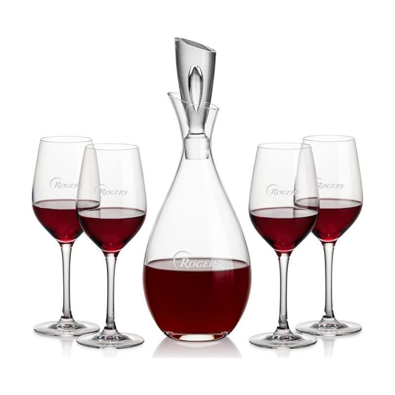 Juliette Decanter and Lethbridge Wine Glass Set