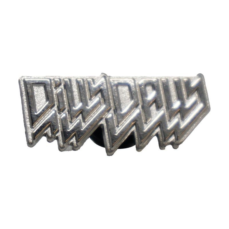 Diestruck Sandblasted Iron Lapel Pin 1.5"