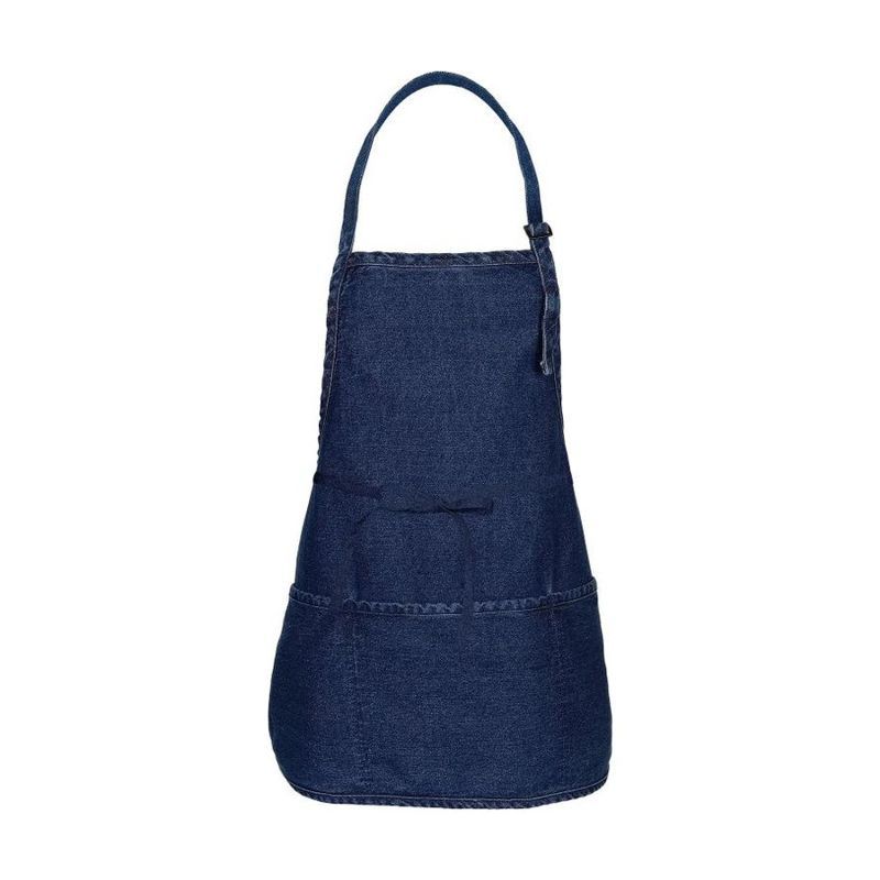 Short Denim Bib Apron