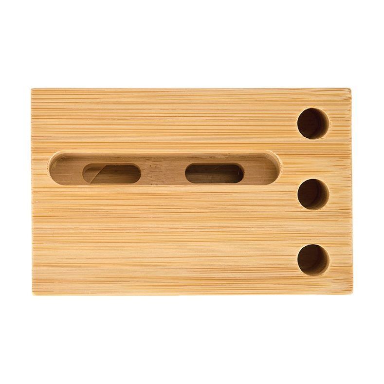 Bamboo Phone Stand and Speaker Amplifier
