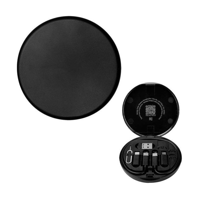 Charging Cord and Adapter Set in Wireless Charging Case