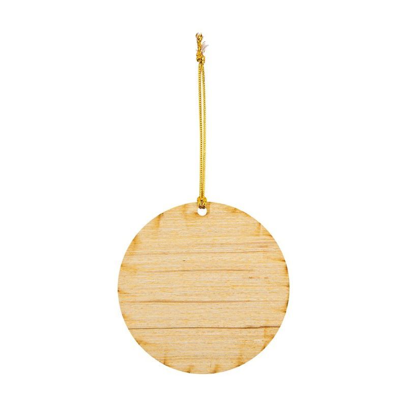 Wood Circle Ornament