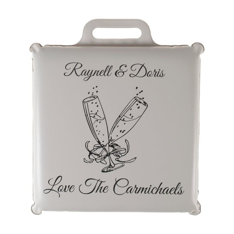 12" x 12" x 2" Custom Wedding Seat Cushion
