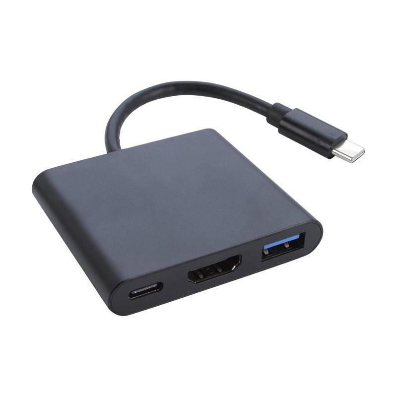 Compact 3-in-1 HDMI USB Hub
