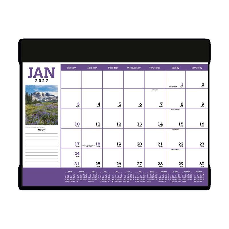 Scenic Desk Pad Calendar
