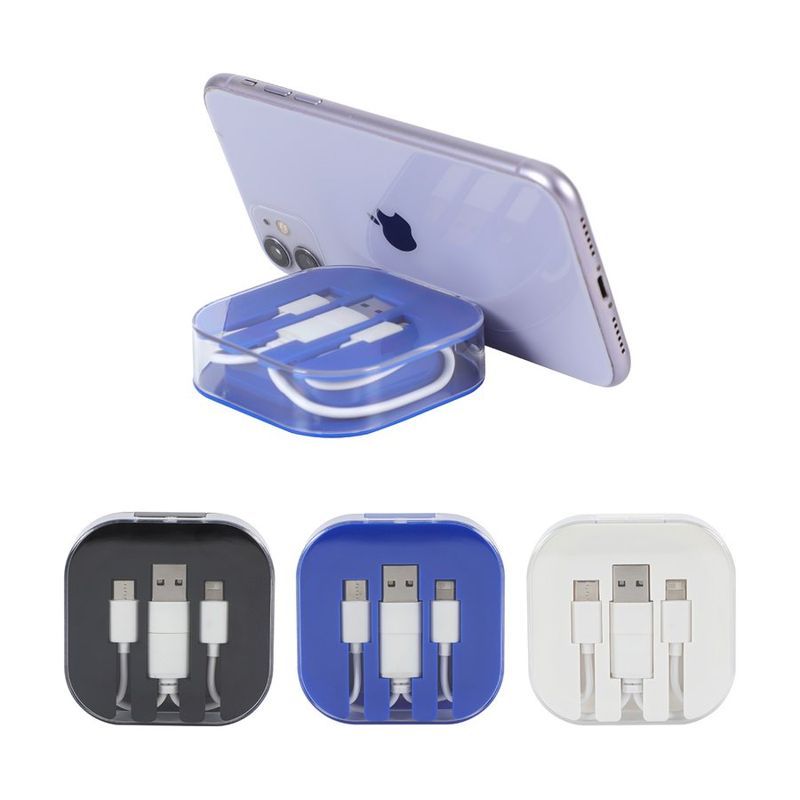 Tetra 4 in 1 Charging Cable with Phone Stand