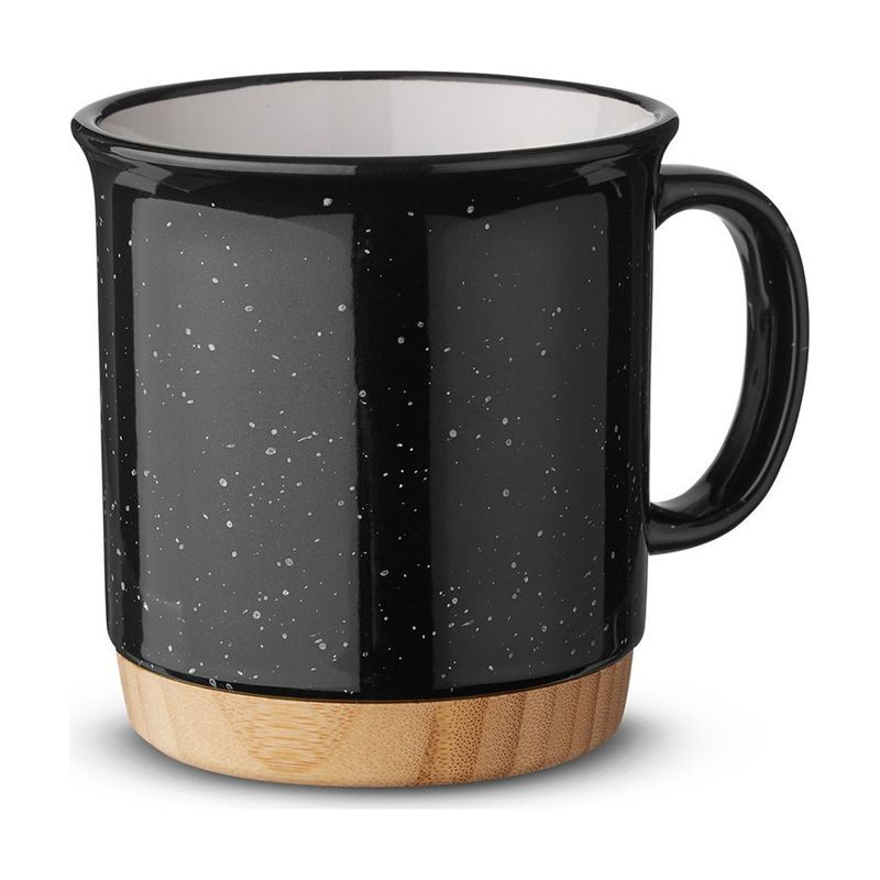 15 oz Campfire Mug with Bamboo Base