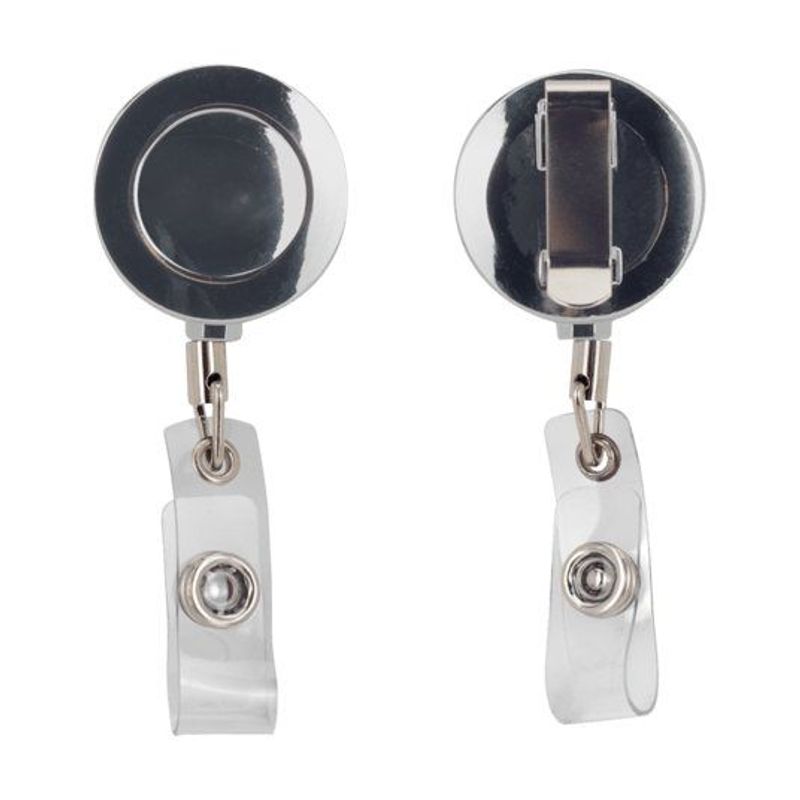 Metal Retractable Badge Reel with Belt Clip