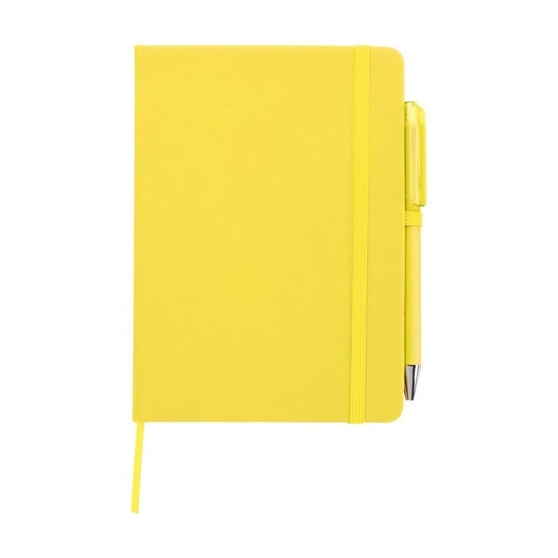 5 x 7 Inch Leatherette Notebook with Pen
