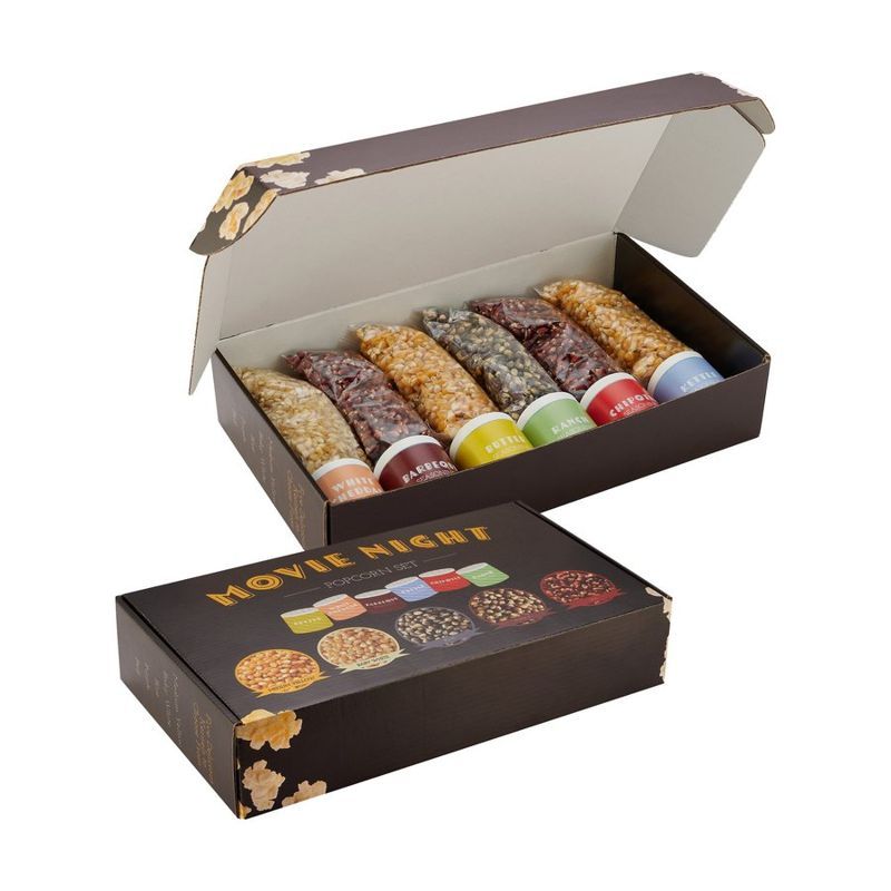 Popcorn Kernels and Seasonings Deluxe Set