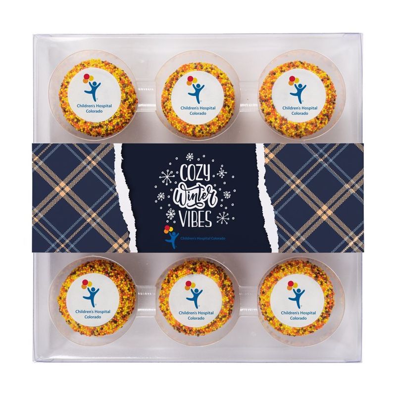 Custom Dipped Sandwich Cookies, 9 Piece