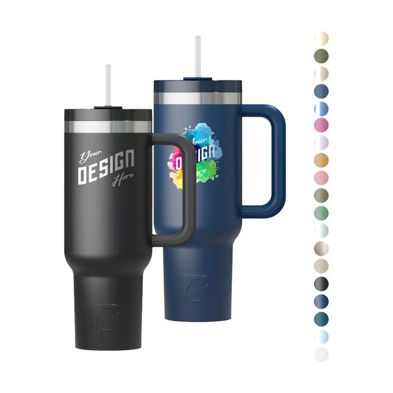 40 oz RTIC Leak-Resistant Ceramic Lined 3-in-1 Lid Tumbler