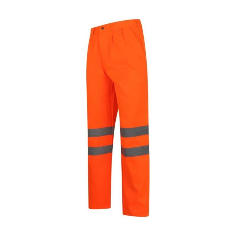 Poly-Cotton Reflective Tape Safety Work Trousers