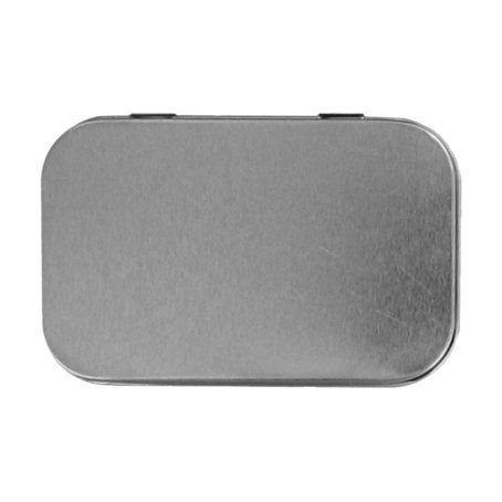 Large Rectangular Hinged Tin with Mints