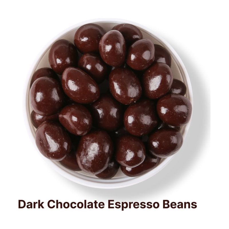 Dark Chocolate Espresso Beans, Small Jar