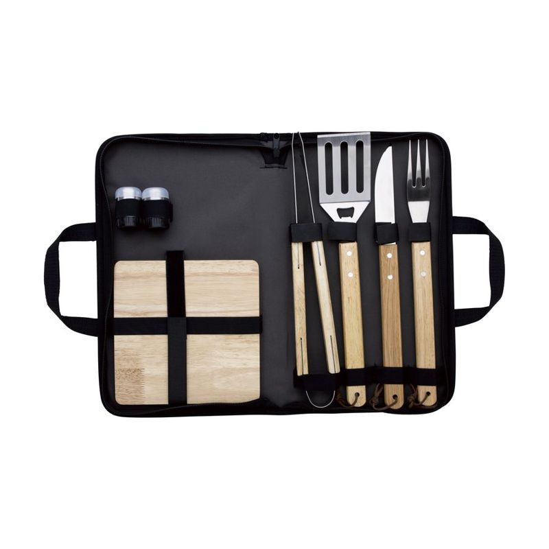 5 Piece BBQ Carving Kit with Cutting Board