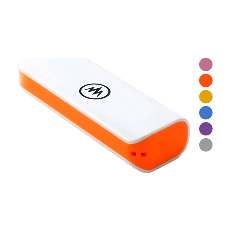 White and Pastel Power Bank 2200 mAh