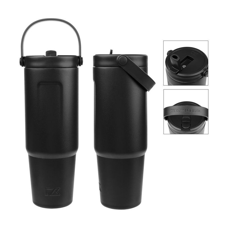 32 oz Cutter & Buck Recycled Stainless Steel Tumbler
