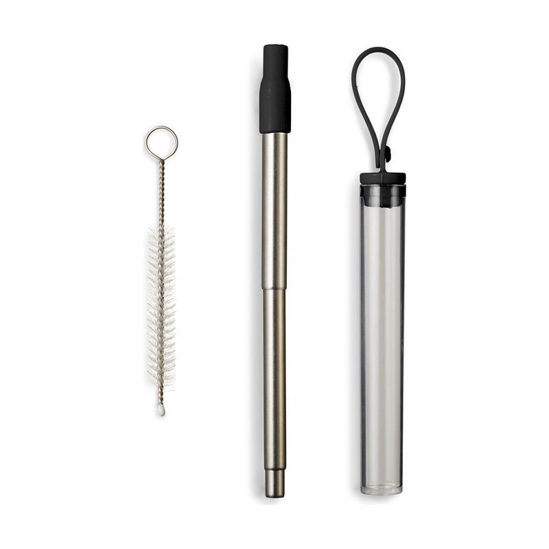 Telescopic Reusable Straw Kit