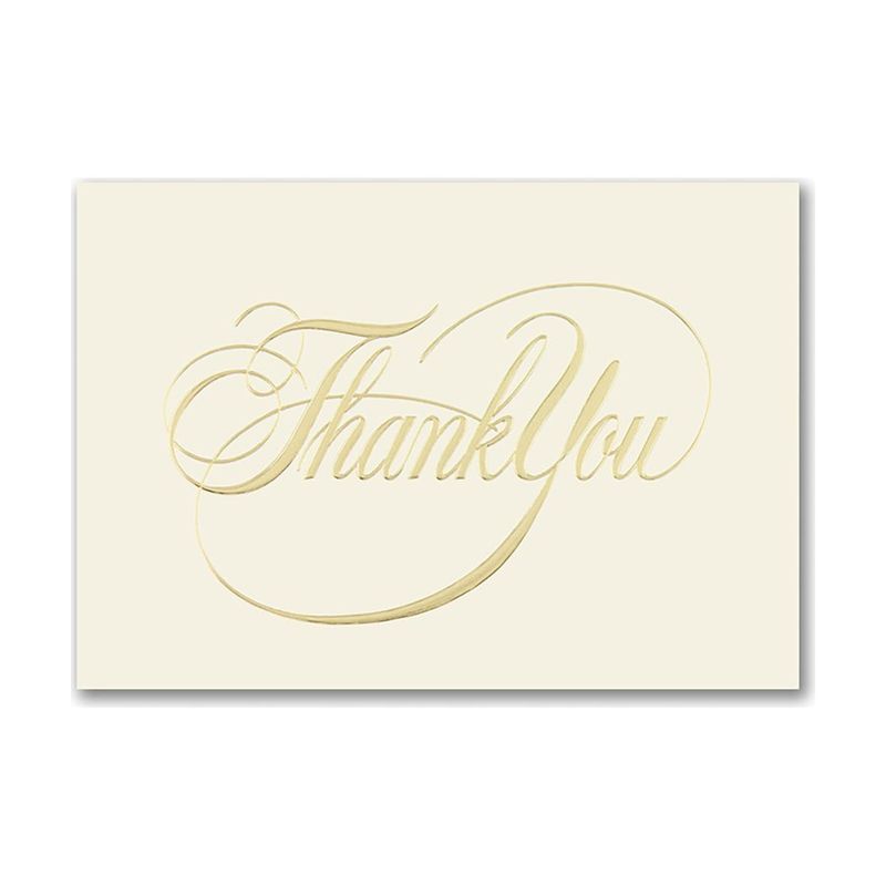 Elegant Foil Thank You Card