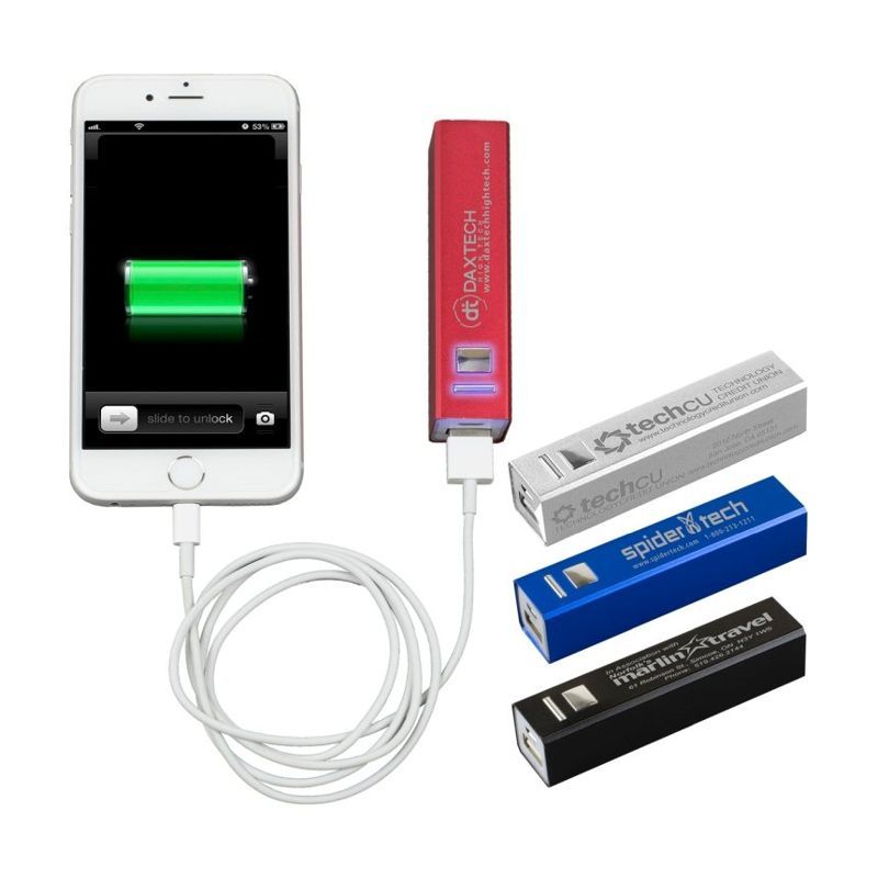 Aluminum 2200 mAh Power Bank Charger