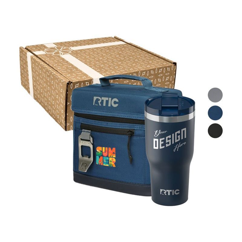 RTIC 6-Can Soft Pack Cooler Bag and 30 oz Tumbler Gift Set