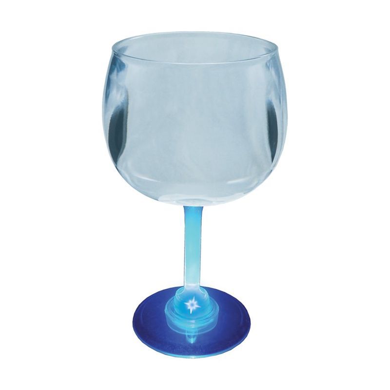 Light Up Stem Plastic Wine Goblet