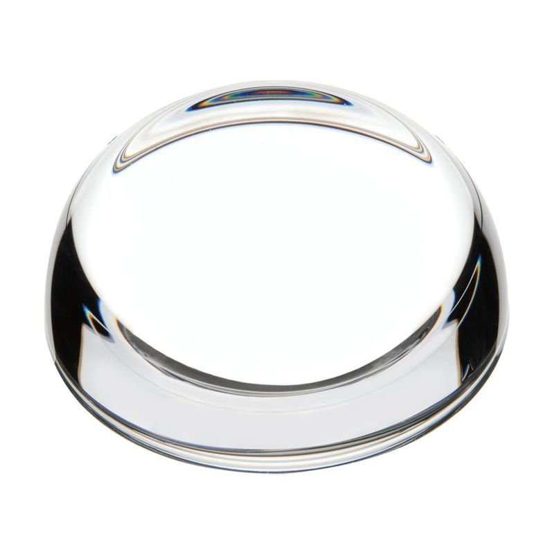 Clear Slant Top Glass Paperweight