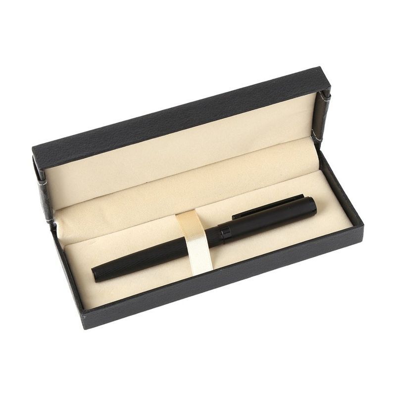 Diamond Pattern Gun Metal Rollerball Pen Gift Set