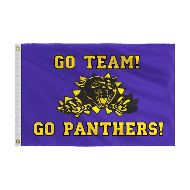 Panther Mascot Flag