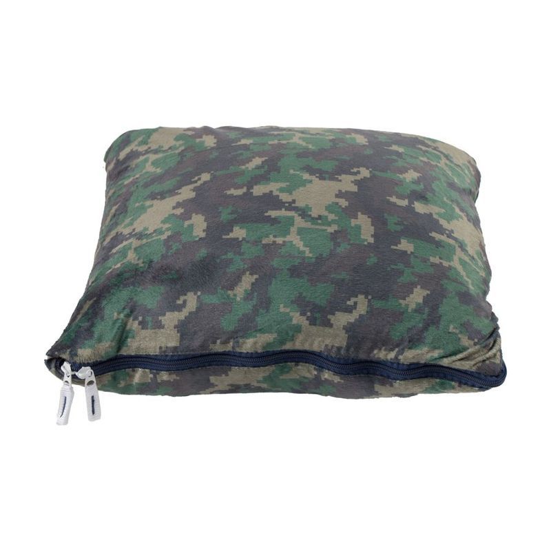 Oversize Sherpa Velvet Pillow Blanket, 60 x 80