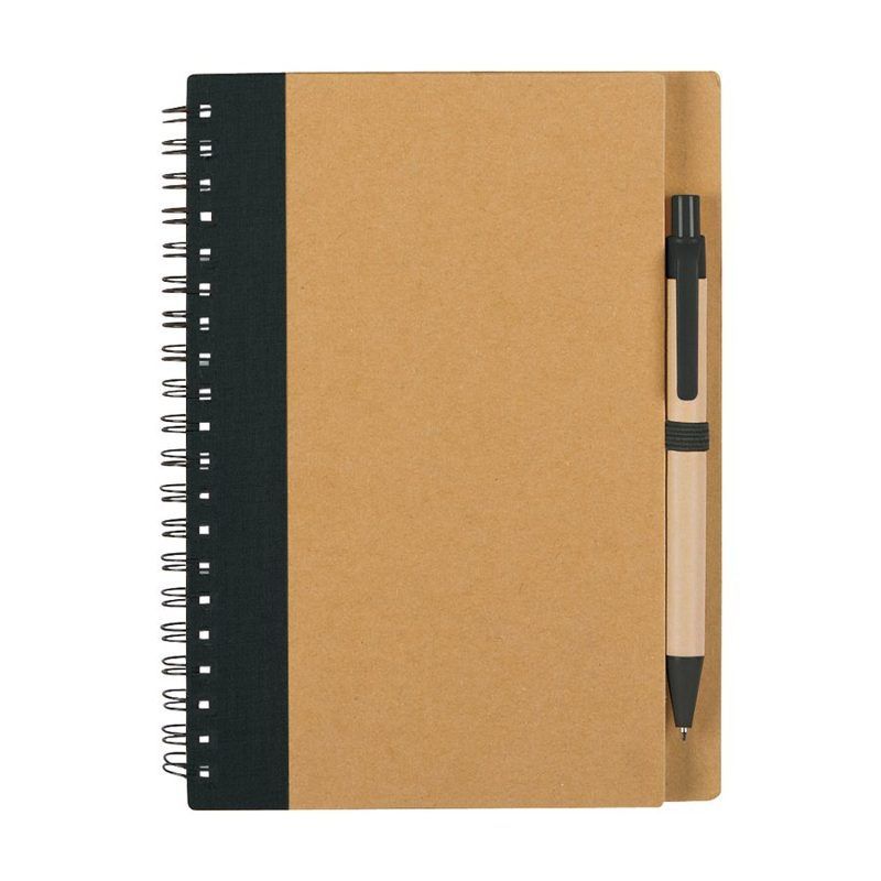 Eco Spiral Notebook and Pen